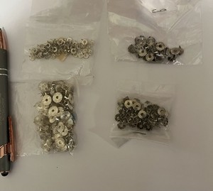 Silver Tone Metal Bead Caps Lot, Jewelry Making Findings, Fashion Jewelry