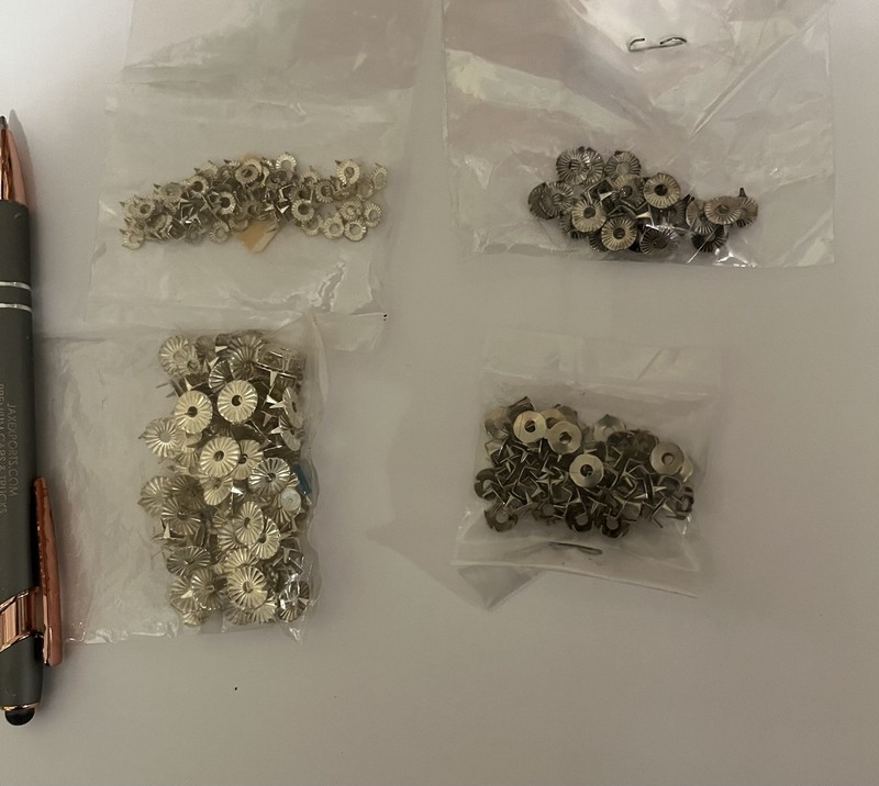 Silver Tone Metal Bead Caps Lot, Jewelry Making Findings, Fashion Jewelry