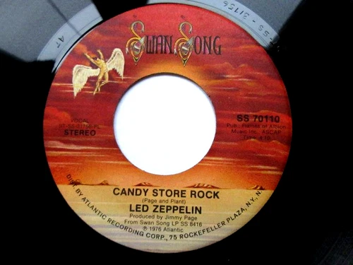 LED ZEPPELIN - CANDY STORE ROCK -- EX 45 RPM RECORD