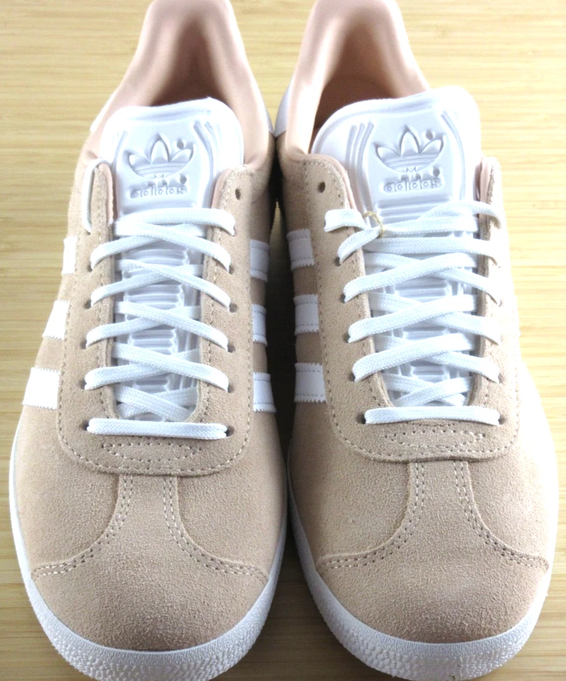 Adidas женщин газель замши в полоску туфли Halo румяна облако белый размер 7,5 новый в коробке - Изображение 4 из 4