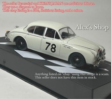 Jaguar Mk II Model Car 1/43 Tour de France 1960 Diecast, Used, Damaged Packaging