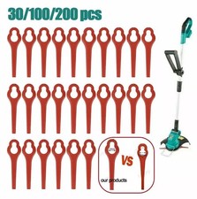 100X For Ferrex Aldi FAR 20-1 lawn mower plastic blades 97699 2002706FE220!