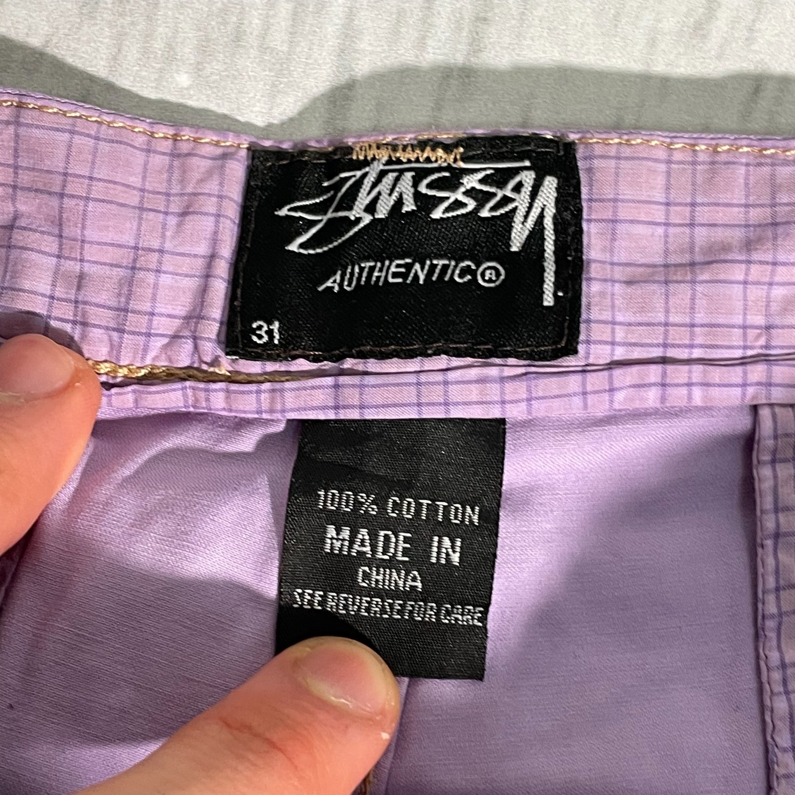 Custom Reworked Stussy Pants – Unique Artistic Finish alt rare y2k streetwear thumbnail 10