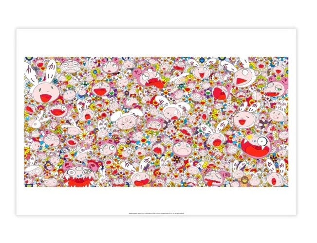 限量版村上隆艺术海报| eBay