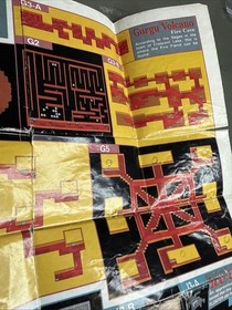 FINAL FANTASY DUNGEON MAP MAPS ORIGINAL FOLD OUT STRATEGY NINTENDO NES HQ #1