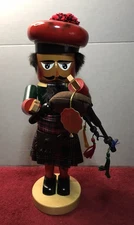 Vintage Steinbach Nutcracker Scottish Bagpiper Made in Germany 14"