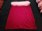 SANTA Claus Christmas TOY Bag SACK Red Plush Velvet Present Costume Accessory