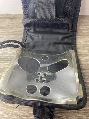 NINTENDO Gameboy Advance SP Tragetasche grau mit Verschluss Gürtelclip Handschlaufe - Bild 6 von 6