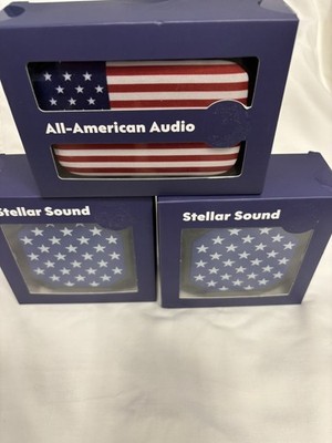 NEW 3 Orbit Innovations Stellar Sound Bluetooth Wireless Compact Speakers