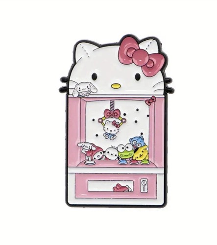 Sanrio Hello Kitty - Toy Claw Machine Enamel Pin 2024 Pink Cute - New - Picture 6 of 8