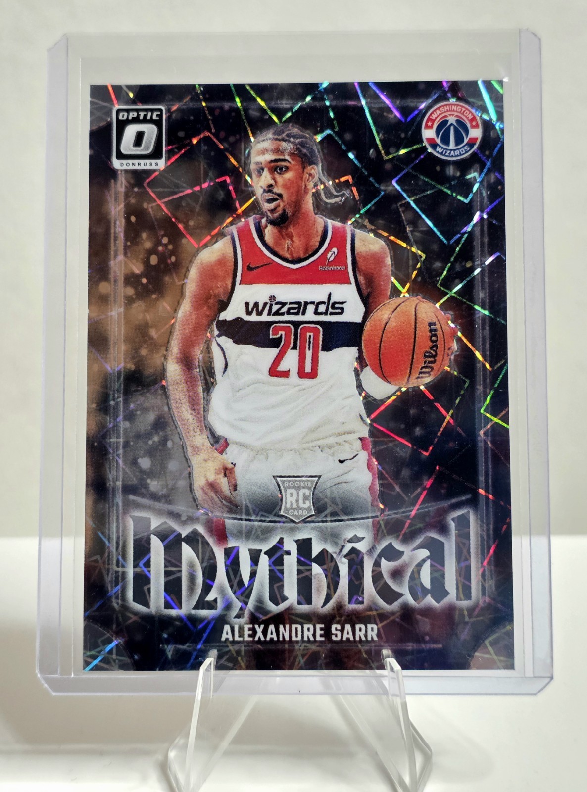 2024-25 Panini Donruss Optic Alexandre Sarr Mythical Rookie Card CASE HIT SSP RC