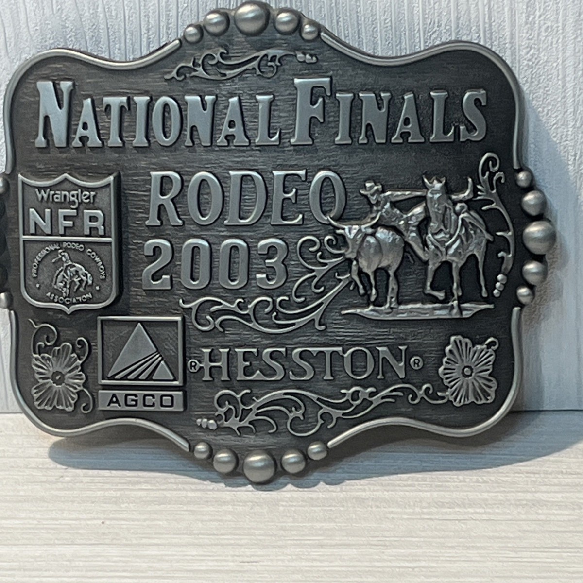 2003 / 2004 Hesston NFR National Finals Rodeo Montana Silversmiths