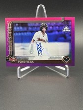 2025 Topps Pro Debut Rikuu Nishida Fuchsia Foil  Auto /199