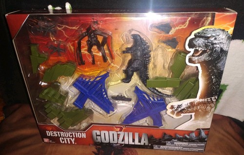 Bandai Godzilla 2014 Destruction City Spielset Figurenset