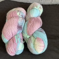 alpaca wool blend yarn hank 2 100g  C498 