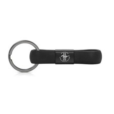 Ford Mustang Logo Strap Keyring Keychain Black Official Merchandise