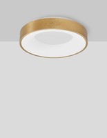 Nova Luce Rando Thin Led Deckenleuchte Gold 30W Warmweiss 9X38Cm Dimmbar 9353832