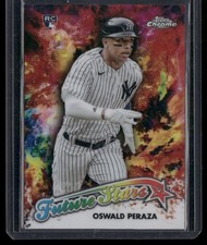 2023 Topps Chrome Logofractor Edition #FS-6 Oswald Peraza Future Stars