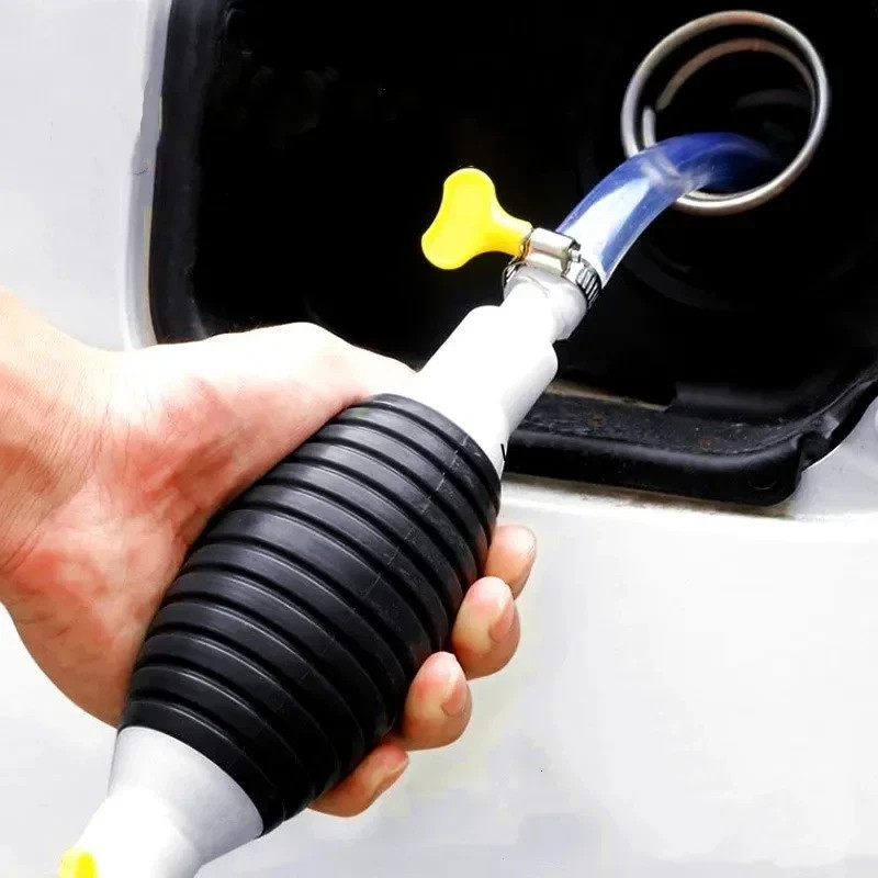 Siphon Hand Pump Portable Manual Car Fuel Transfer Pump for Gas Gasoline Petrol