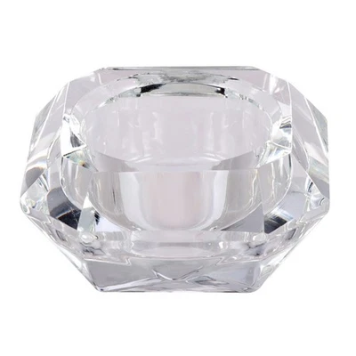  1Pc Crystal Candle Cup Einfachheit Einfachheit Zarte Kerzenhalter - Bild 1 von 4