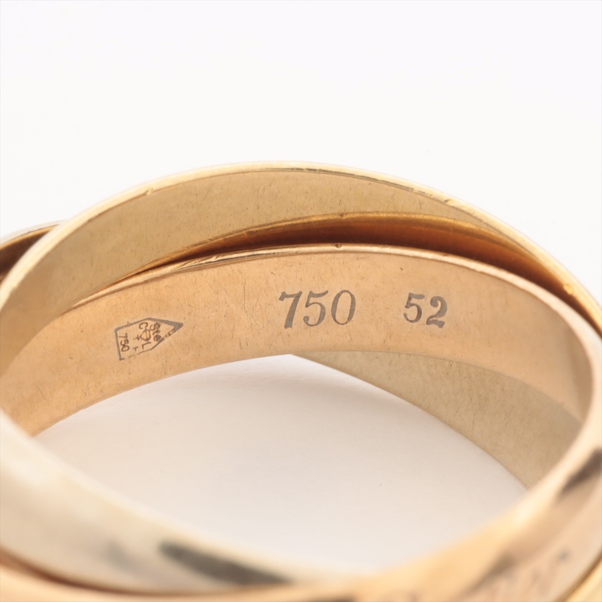 Cartier Trinity Ring 750(YG×PG×WG) 7.9g 52 | eBay