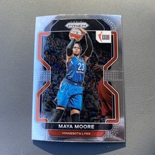 2022 Panini Prizm WNBA #169 Maya Moore Card Minnesota Lynx