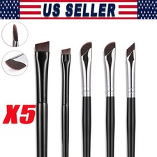 5Pcs Eyeliner Brushes Fine Angled Eye Liner U...