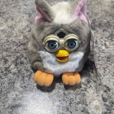 Furby Buddies ''More Happy'' 1999 Plush stuffed Tiger Electronics Animal used wTAG