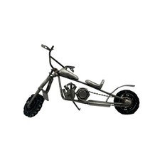 Handmade Scrap Metal Art Chopper Motorcycle