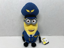 Plush Pilot Kevin Minions The Rise of Gru Illumination's 9" Small Plush Stuffie