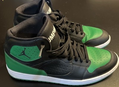 Nike Air Jordan Access AR3762 013 Black/Black-Aloe Verde-White New Men's Sz 13