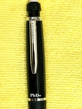 Paper Mate PhD Pencils .5mm Rare Gloss Black and Chrome, 2nds,imperfection , NOS