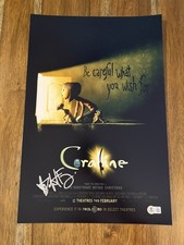 Dakota Fanning ‘Coraline' Signed 12x18 Photo Beckett Certified RARE