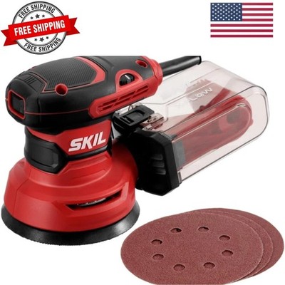 5  Random Orbital Sander with Cyclonic Dust Box & 3pc Sanding Sheet - SR21160...