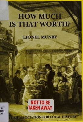 How Much is That Worth?, Munby, Lionel M., Good Book