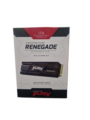 Kingston Fury Renegade 1TB PCIe 4.0 NVMe M.2 SSD Schwarz 4.0 Neu