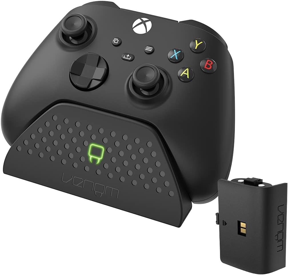 Venom Charging Dock with Rechargeable Battery Pack - Black (Xbox Series X & S/X