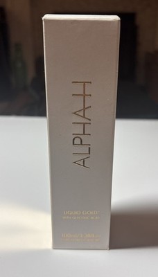 ALPHA-H Liquid Gold w/Glycolic Acid 3.38oz/100mL Exfoliating Treatment NEW Box