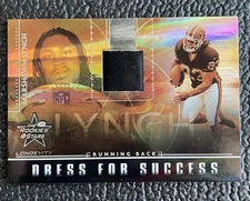 🔥MARSHAWN LYNCH 2007 LR&S DFS USED ROOKIE SHOES CLEAT REFRACTOR /55!🔥BILLS!