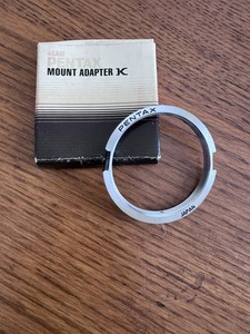Asahi Pentax M42 Screw Mount To K Mount Lens Adapter Ring Japan Metal Genuine
