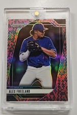 2025 Panini Prizm - Alex Freeland #22 Red Black Snakeskin Prizm RC SSP 175 OBO