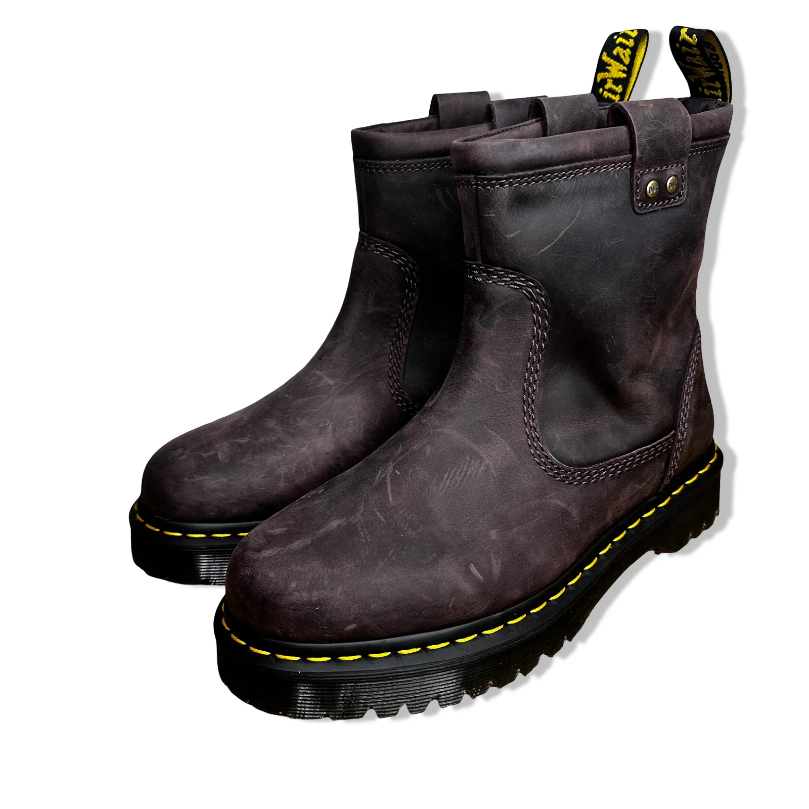 Dr Martens Anistone Lo Slip-On Boots Side View