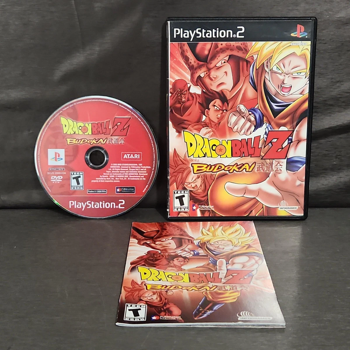 Dragon Ball Z Budokai 2 Sur PS2 – Version Française, Jeu D'occasion