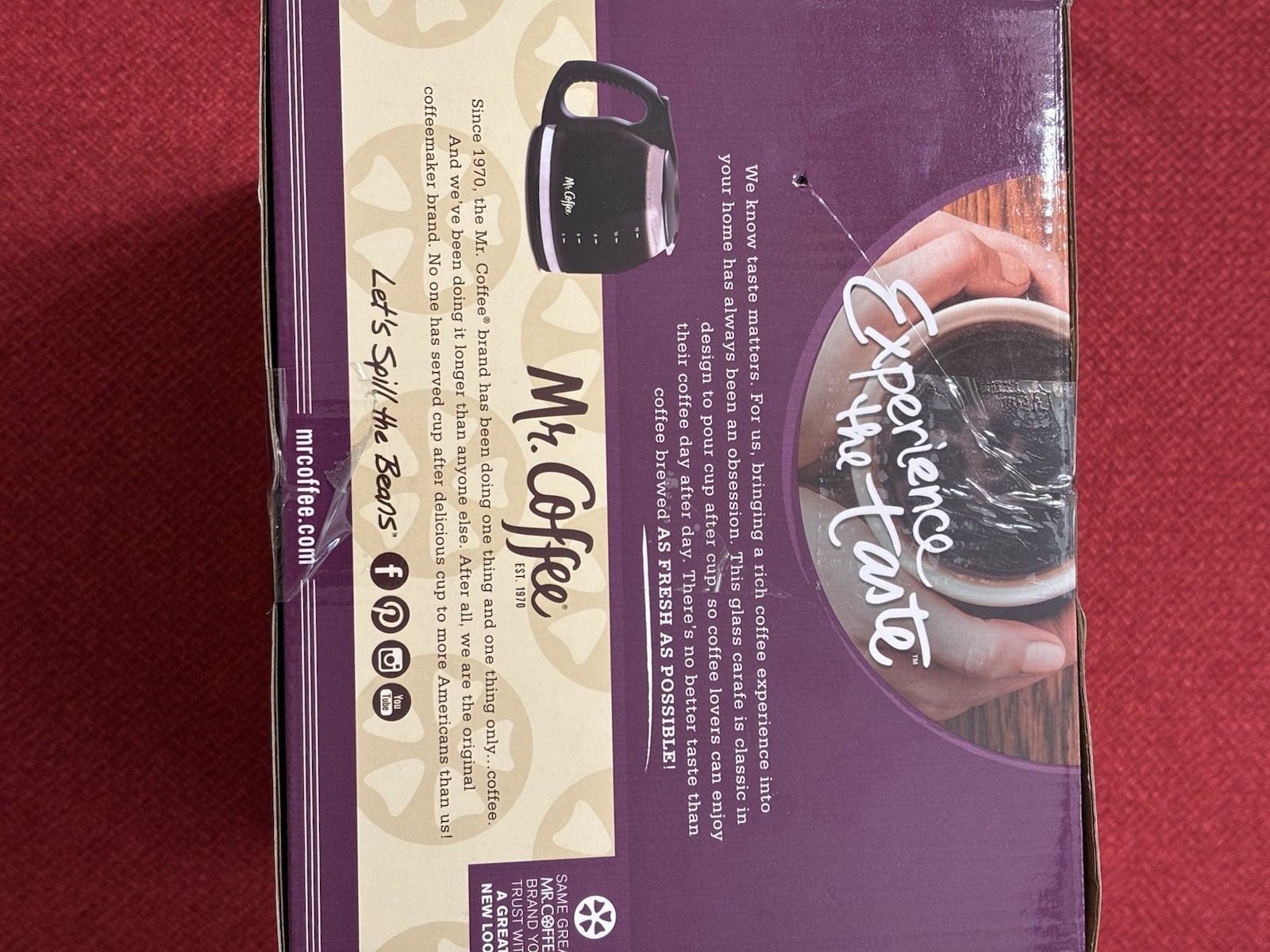 Mr. Coffee Glass Replacement Carafe Pot Sunbeam Products 12 Cup Coffee Makers