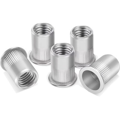 Nietmuttern Edelstahl M4 50 Stück Gewindemutter für Metall Rohre Kunststoff