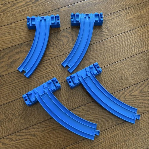 Plarail Station Bridge Set Talking Thomas Cars 6 Vehicles Track Toys - Picture 5 of 12