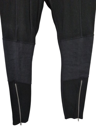 Pantalones de movimiento Athleta Trailsetter Moto Ponte para mujer 6 negros ocio urbano vanguardista - Imagen 3 de 11