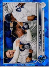 2022 Topps Chrome Sapphire Edition Walk-Off Water New York Yankees #119