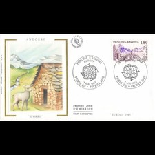 Andorre Français - FDC Europa 1983