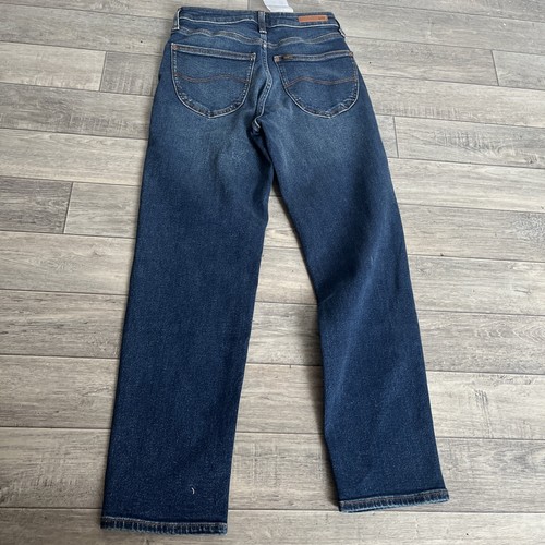 Jeans Lee Carol regular dritti denim blu W26 L31 donna mai indossato - Foto 13 di 15